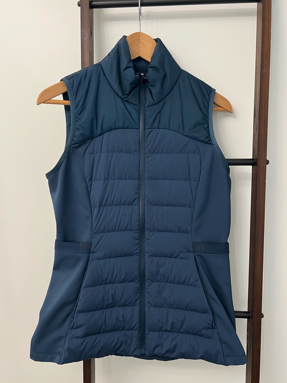 lululemon athletica Dark Blue Quilted Stretch-Side Vest